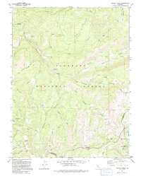 Download a high-resolution, GPS-compatible USGS topo map for Tragedy Spring, CA (1994 edition)