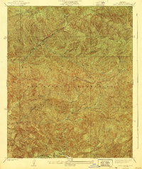 Download a high-resolution, GPS-compatible USGS topo map for Trail Canyon, CA (1940 edition)