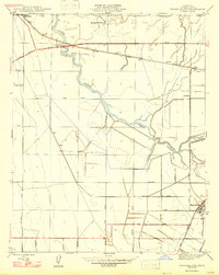 Download a high-resolution, GPS-compatible USGS topo map for Tranquillity, CA (1947 edition)