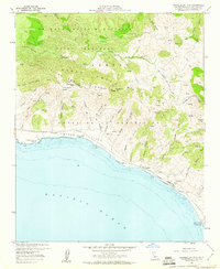 Download a high-resolution, GPS-compatible USGS topo map for Tranquillon Mountain, CA (1960 edition)