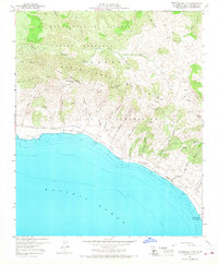Download a high-resolution, GPS-compatible USGS topo map for Tranquillon Mountain, CA (1968 edition)