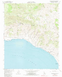 Download a high-resolution, GPS-compatible USGS topo map for Tranquillon Mtn, CA (1987 edition)