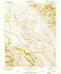 Download a high-resolution, GPS-compatible USGS topo map for Tres Pinos, CA (1956 edition)