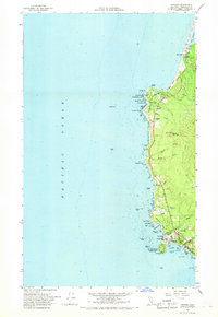 Download a high-resolution, GPS-compatible USGS topo map for Trinidad, CA (1968 edition)