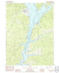 Download a high-resolution, GPS-compatible USGS topo map for Trinity Center, CA (1986 edition)