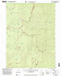Download a high-resolution, GPS-compatible USGS topo map for Trinity Mountain, CA (2001 edition)