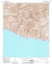 Download a high-resolution, GPS-compatible USGS topo map for Triunfo Pass, CA (1995 edition)