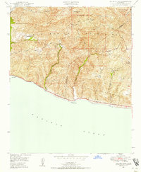 Download a high-resolution, GPS-compatible USGS topo map for Triunfo Pass, CA (1958 edition)