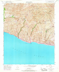 preview thumbnail of historical topo map of Ventura County, CA in 1949