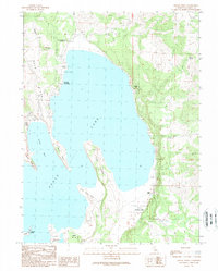 Download a high-resolution, GPS-compatible USGS topo map for Troxel Point, CA (1989 edition)