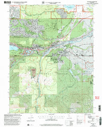 preview thumbnail of historical topo map of Truckee, CA in 2000