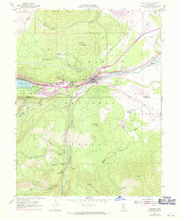 preview thumbnail of historical topo map of Truckee, CA in 1955