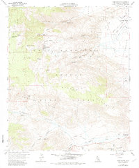 Download a high-resolution, GPS-compatible USGS topo map for Tubb Canyon, CA (1982 edition)