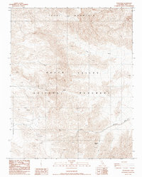 Download a high-resolution, GPS-compatible USGS topo map for Tucki Wash, CA (1987 edition)