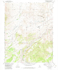 Download a high-resolution, GPS-compatible USGS topo map for Tungsten Hills, CA (1983 edition)