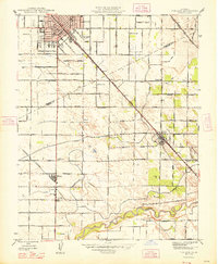Download a high-resolution, GPS-compatible USGS topo map for Turlock, CA (1948 edition)