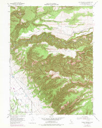 Download a high-resolution, GPS-compatible USGS topo map for Tuscan Springs, CA (1975 edition)