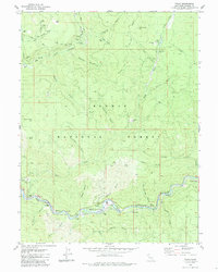 Download a high-resolution, GPS-compatible USGS topo map for Twain, CA (1985 edition)
