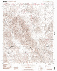 Download a high-resolution, GPS-compatible USGS topo map for Twentynine Palms Mountain, CA (2002 edition)