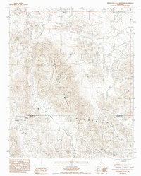 Download a high-resolution, GPS-compatible USGS topo map for Twentynine Palms Mountain, CA (1985 edition)