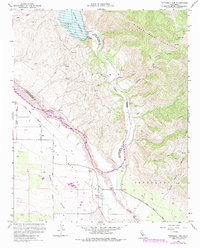 Download a high-resolution, GPS-compatible USGS topo map for Twitchell Dam, CA (1982 edition)