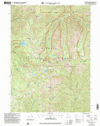 Download a high-resolution, GPS-compatible USGS topo map for Ukonom Lake, CA (2004 edition)