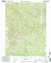 Download a high-resolution, GPS-compatible USGS topo map for Ukonom Mountain, CA (2004 edition)