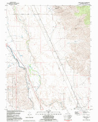 preview thumbnail of historical topo map of Inyo County, CA in 1993