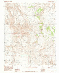 Download a high-resolution, GPS-compatible USGS topo map for Upper Centennial Flat, CA (1983 edition)