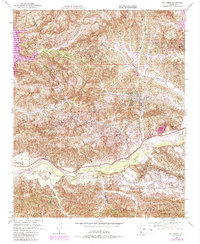 Download a high-resolution, GPS-compatible USGS topo map for Val Verde, CA (1988 edition)