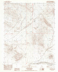 Download a high-resolution, GPS-compatible USGS topo map for Valjean Hills, CA (1983 edition)