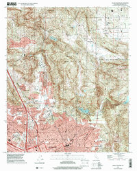 Download a high-resolution, GPS-compatible USGS topo map for Valley Center, CA (2000 edition)