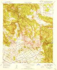 Download a high-resolution, GPS-compatible USGS topo map for Valley Center, CA (1955 edition)
