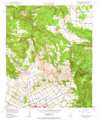 Download a high-resolution, GPS-compatible USGS topo map for Valley Center, CA (1963 edition)