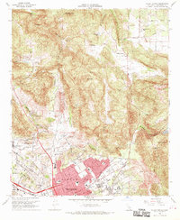 Download a high-resolution, GPS-compatible USGS topo map for Valley Center, CA (1970 edition)