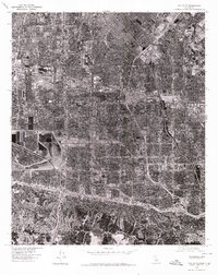 preview thumbnail of historical topo map of Los Angeles County, CA in 1976