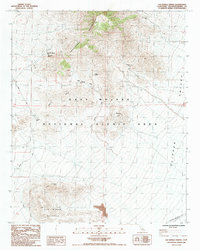 Download a high-resolution, GPS-compatible USGS topo map for Van Winkle Spring, CA (1985 edition)