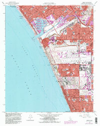 Download a high-resolution, GPS-compatible USGS topo map for Venice, CA (1982 edition)