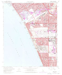 Download a high-resolution, GPS-compatible USGS topo map for Venice, CA (1975 edition)