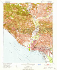 Download a high-resolution, GPS-compatible USGS topo map for Ventura, CA (1955 edition)