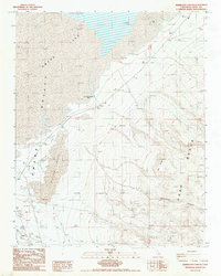 Download a high-resolution, GPS-compatible USGS topo map for Vermillion Canyon, CA (1987 edition)
