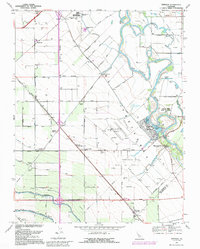 preview thumbnail of historical topo map of San Joaquin County, CA in 1991