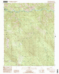 preview thumbnail of historical topo map of Fresno County, CA in 1987