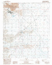 Download a high-resolution, GPS-compatible USGS topo map for Victory Pass, CA (1987 edition)