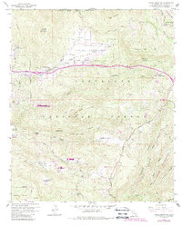 Download a high-resolution, GPS-compatible USGS topo map for Viejas Mountain, CA (1988 edition)