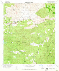 Download a high-resolution, GPS-compatible USGS topo map for Viejas Mountain, CA (1961 edition)