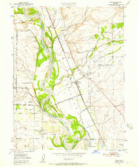 Download a high-resolution, GPS-compatible USGS topo map for Vina, CA (1957 edition)