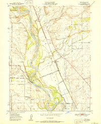 Download a high-resolution, GPS-compatible USGS topo map for Vina, CA (1951 edition)