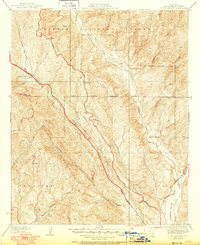 Download a high-resolution, GPS-compatible USGS topo map for Violin Canyon, CA (1951 edition)