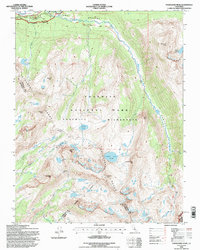 preview thumbnail of historical topo map of Tuolumne County, CA in 1994